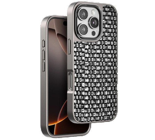iPhone 16 Pro Max Brand Kapak - Gümüş iPhone 16 Pro Max Brand Kapak - Gümüş