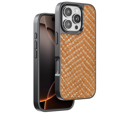 iPhone 16 Pro Viper Kapak - Kahverengi iPhone 16 Pro Viper Kapak - Kahverengi