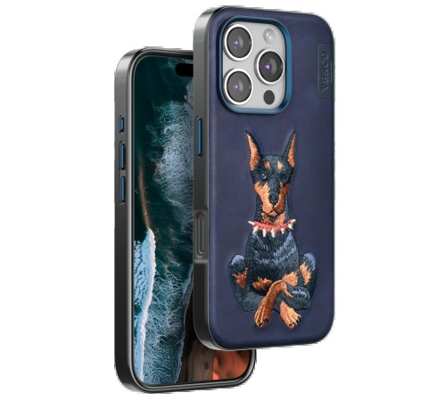 iPhone 16 Pro Perma Desenli Kapak - Lacivert iPhone 16 Pro Perma Desenli Kapak - Lacivert