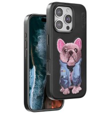 iPhone 16 Pro Cute Desenli Kapak - Siyah