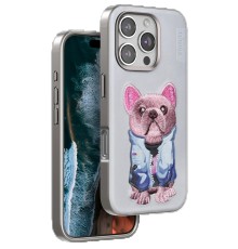 iPhone 16 Pro Cute Desenli Kapak - Kahverengi