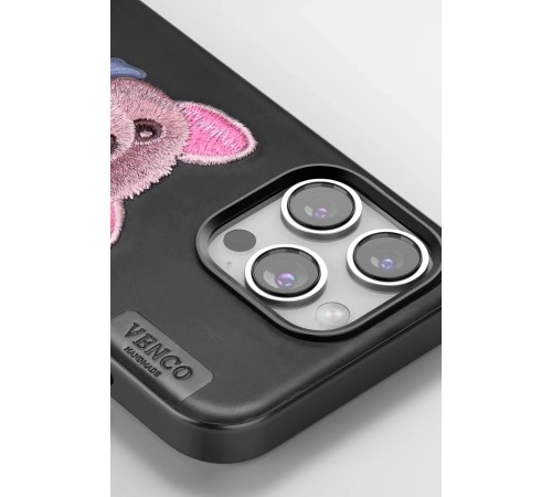 iPhone 16 Pro Cute Desenli Kapak - Kahverengi iPhone 16 Pro Cute Desenli Kapak - Kahverengi