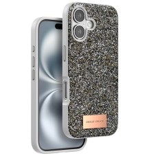 iPhone 16 Bright Simli Kapak - Gümüş