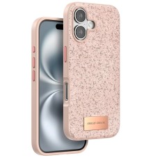 iPhone 16 Bright Simli Kapak - Pembe