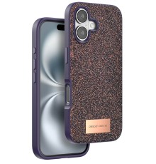 iPhone 16 Bright Simli Kapak - Derin Mor