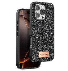 iPhone 16 Pro Max Bright Simli Kapak - Siyah