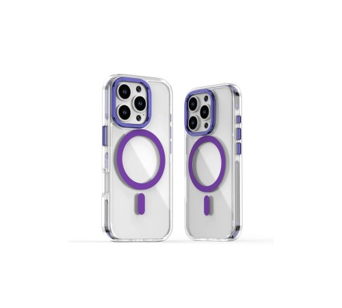 iPhone 16 Pro Bella Magsafe Kapak - Derin Mor iPhone 16 Pro Bella Magsafe Kapak - Derin Mor