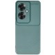 Oppo Reno 11F Kılıf Auto Focus Karbon Kapak - Koyu Yeşil