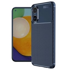 Oppo A38 Kılıf Auto Focus Karbon Kapak - Lacivert