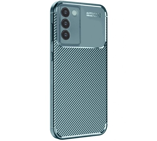 Vivo V30 Lite 4G Kılıf Auto Focus Karbon Kapak - Koyu Yeşil