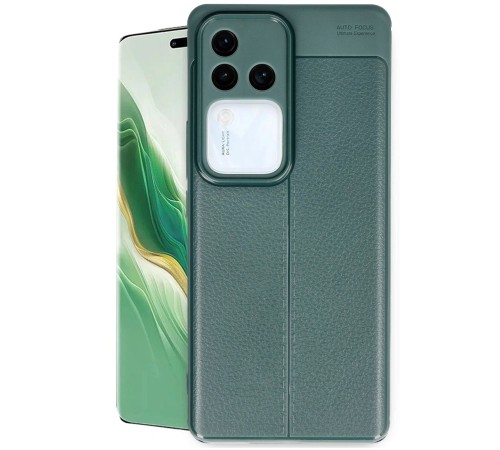 Vivo V30 5G Kılıf Auto Focus Kapak - Koyu Yeşil Vivo V30 5G Kılıf Auto Focus Kapak - Koyu Yeşil