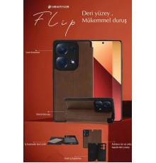 Samsung Galaxy A35 5G Kılıf Flip Cover - Kırmızı