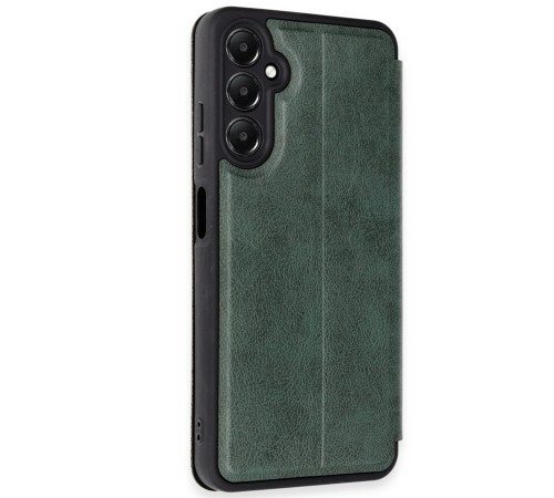 Samsung Galaxy A35 5G Kılıf Flip Cover - Koyu Yeşil