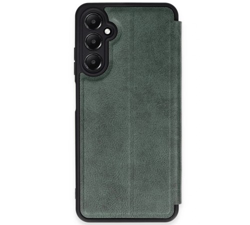 Samsung Galaxy A35 5G Kılıf Flip Cover - Koyu Yeşil