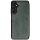 Samsung Galaxy A35 5G Kılıf Flip Cover - Koyu Yeşil