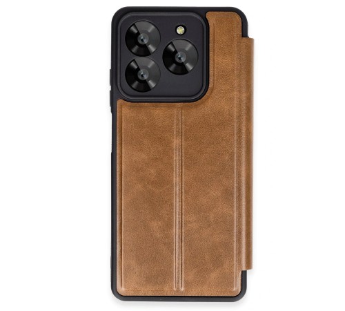 General Mobile Era 30 Kılıf Flip Cover - Taba