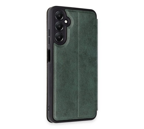 Samsung Galaxy A55 5G Kılıf Flip Cover - Koyu Yeşil