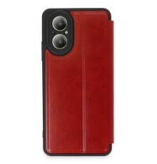 Realme 12 Lite Kılıf Flip Cover - Kırmızı