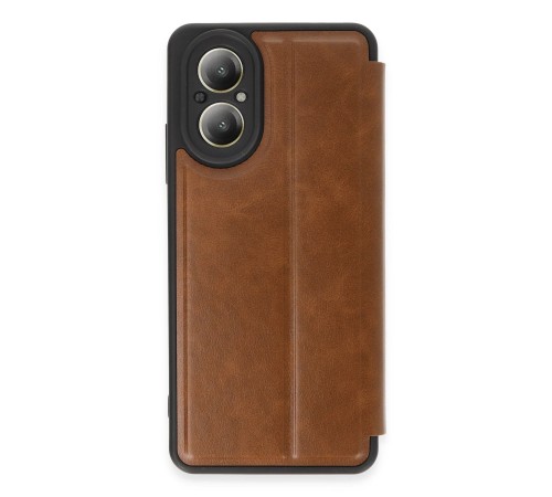Realme 12 Lite Kılıf Flip Cover - Taba