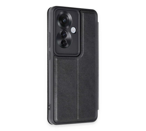 Oppo Reno 11F Kılıf Flip Cover - Siyah