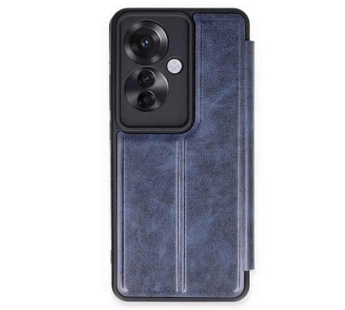 Oppo Reno 11F Kılıf Flip Cover - Lacivert