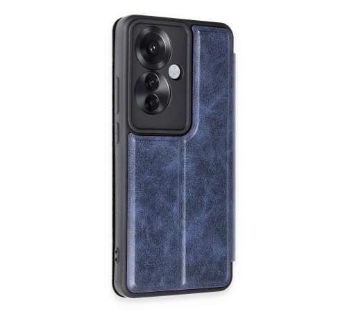 Oppo Reno 11F Kılıf Flip Cover - Lacivert