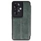 Oppo Reno 11F Kılıf Flip Cover - Koyu Yeşil