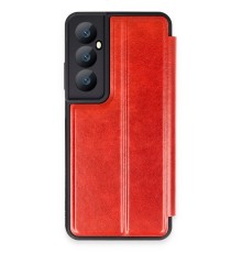Realme C65 Kılıf Flip Cover - Kırmızı