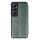 Realme C65 Kılıf Flip Cover - Koyu Yeşil