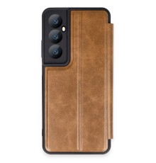 Realme C65 Kılıf Flip Cover - Taba