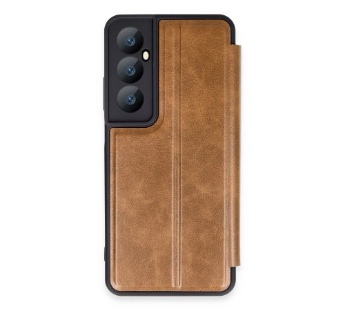 Realme C65 Kılıf Flip Cover - Taba