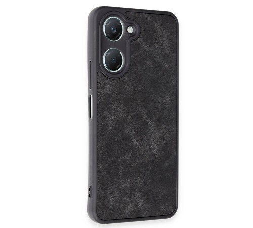 Vivo Y18 Kılıf Aras Deri Kapak - Siyah Vivo Y18 Kılıf Aras Deri Kapak - Siyah