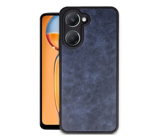 Vivo Y18 Kılıf Aras Deri Kapak - Lacivert