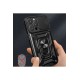 iPhone 16 Pro Kılıf Pars Lens Yüzüklü Silikon - Kırmızı