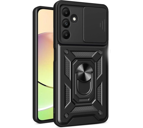 Samsung Galaxy M15 Kılıf Pars Lens Yüzüklü Silikon - Siyah Samsung Galaxy M15 Kılıf Pars Lens Yüzüklü Silikon - Siyah