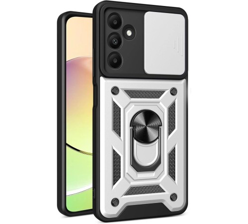 Samsung Galaxy M15 Kılıf Pars Lens Yüzüklü Silikon - Gümüş Samsung Galaxy M15 Kılıf Pars Lens Yüzüklü Silikon - Gümüş