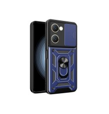 Vivo Y18 Kılıf Pars Lens Yüzüklü Silikon - Lacivert