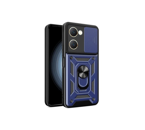 Vivo Y18 Kılıf Pars Lens Yüzüklü Silikon - Lacivert Vivo Y18 Kılıf Pars Lens Yüzüklü Silikon - Lacivert