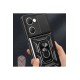 Vivo Y18 Kılıf Pars Lens Yüzüklü Silikon - Lacivert