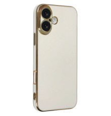 iPhone 16 Kılıf Volet Silikon - Beyaz