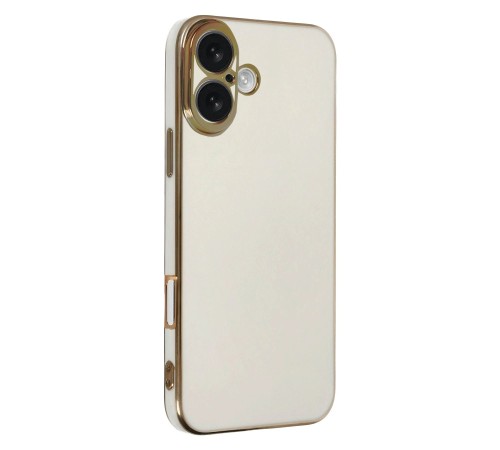 iPhone 16 Kılıf Volet Silikon - Beyaz iPhone 16 Kılıf Volet Silikon - Beyaz