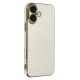 iPhone 16 Kılıf Volet Silikon - Beyaz