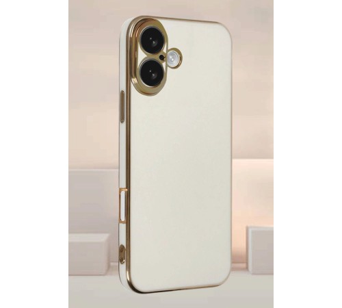 iPhone 16 Kılıf Volet Silikon - Beyaz iPhone 16 Kılıf Volet Silikon - Beyaz