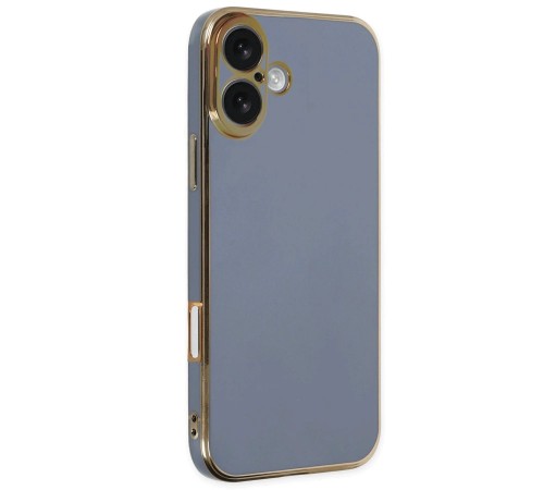 iPhone 16 Kılıf Volet Silikon - Mavi iPhone 16 Kılıf Volet Silikon - Mavi