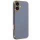 iPhone 16 Kılıf Volet Silikon - Mavi