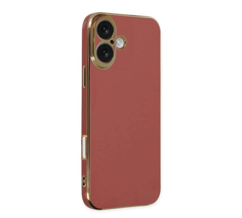 iPhone 16 Kılıf Volet Silikon - Kırmızı iPhone 16 Kılıf Volet Silikon - Kırmızı