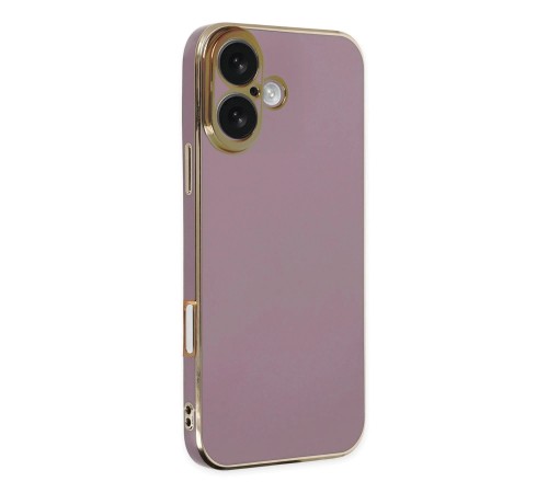 iPhone 16 Kılıf Volet Silikon - Mor iPhone 16 Kılıf Volet Silikon - Mor