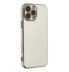 iPhone 16 Pro Kılıf Volet Silikon - Beyaz