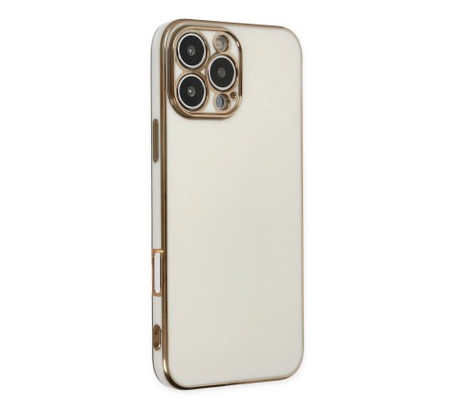 iPhone 16 Pro Kılıf Volet Silikon - Beyaz iPhone 16 Pro Kılıf Volet Silikon - Beyaz
