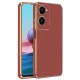 Vivo Y18 Kılıf Volet Silikon - Kırmızı